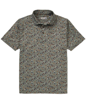 Westport Lifestyle Short Sleeve Golf Print Performance Polo