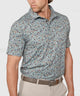 Westport Lifestyle Short Sleeve Golf Print Performance Polo