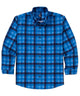 Westport No-Tuck Long Sleeve Button Down Collar Plaid Stretch Performance Sport Shirt