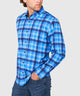 Westport No-Tuck Long Sleeve Button Down Collar Plaid Stretch Performance Sport Shirt