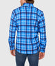 Westport No-Tuck Long Sleeve Button Down Collar Plaid Stretch Performance Sport Shirt