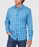 Westport No-Tuck Long Sleeve Button Down Collar Plaid Stretch Performance Sport Shirt