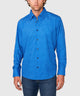 Westport No-Tuck Long Sleeve Button Under Spread Collar Geo Print Stretch Performance Sport Shirt