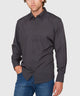 Westport No-Tuck Long Sleeve Button Under Spread Collar Geo Cross Stretch Performance Sport Shirt