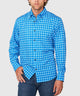 Westport No-Tuck Long Sleeve Button Down Collar Plaid Stretch Performance Sport Shirt