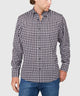 Westport No-Tuck Long Sleeve Button Down Collar Gingham Stretch Performance Sport Shirt