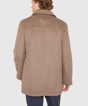 Hart Schaffner Marx Wool Blend Bibbed Coat