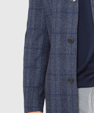 Hart Schaffner Marx Removable Bib Plaid Wool Jacket