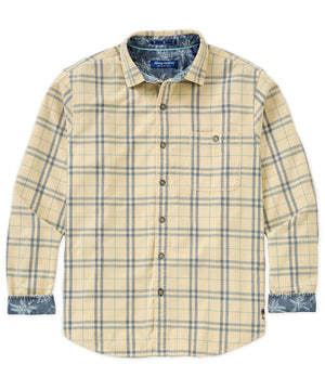 Tommy Bahama Long Sleeve Coastline Cord Indio Plaid Sport Shirt