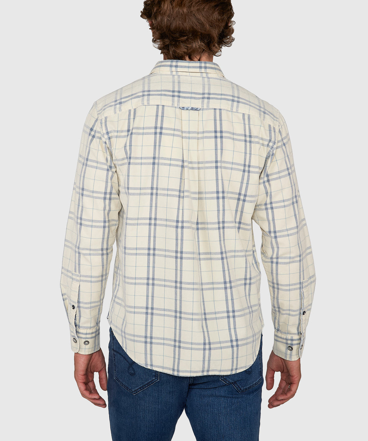 Tommy Bahama Long Sleeve Coastline Cord Indio Plaid Sport Shirt, Men's Big & Tall