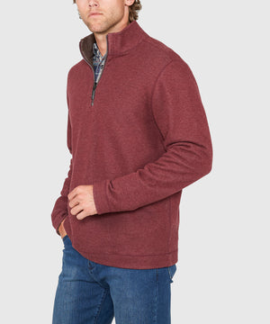 Tommy Bahama Long Sleeve Flipview Half-Zip Pullover