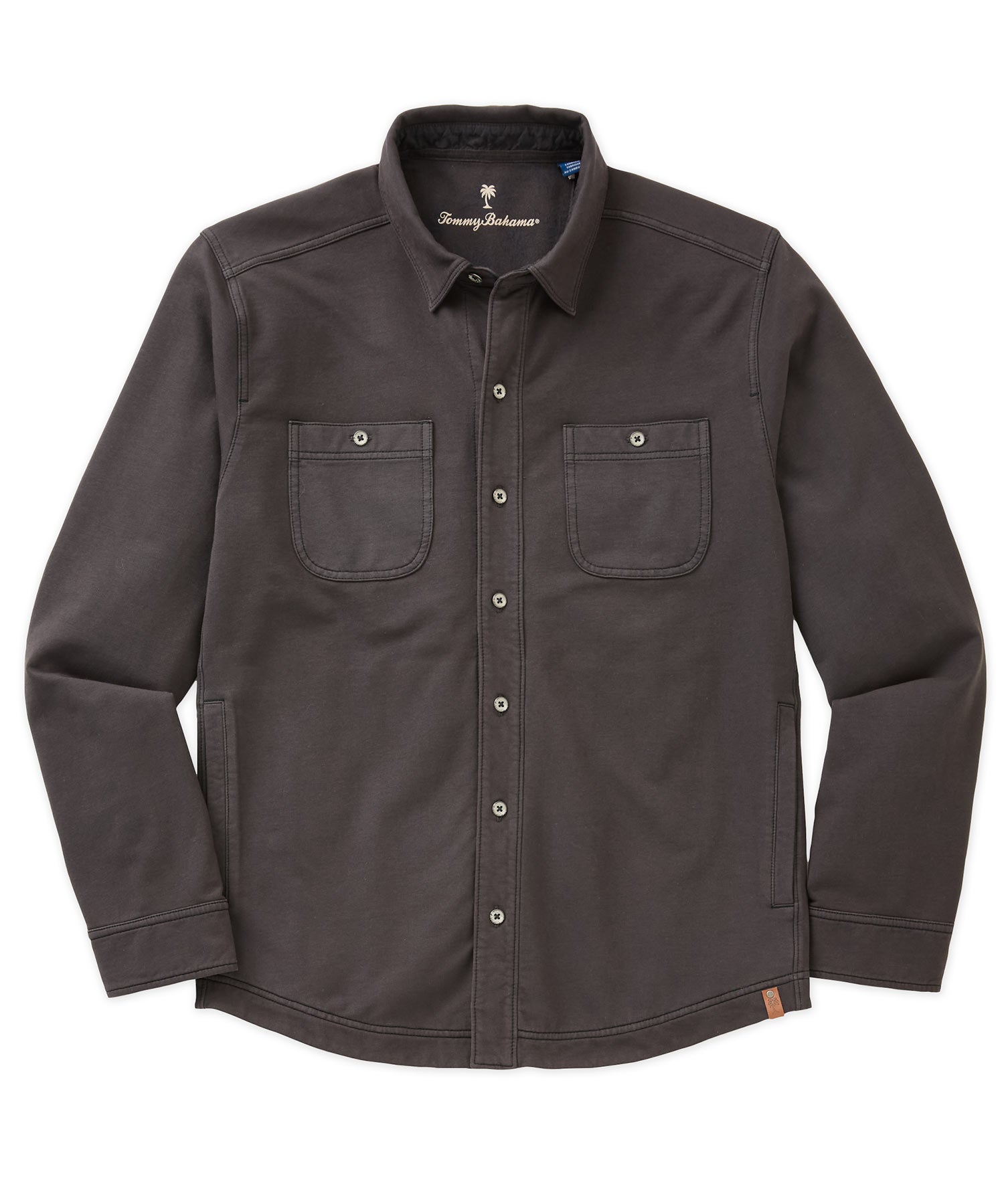 Tommy Bahama Long Sleeve Ben & Terry Shirt Jacket, Men's Big & Tall