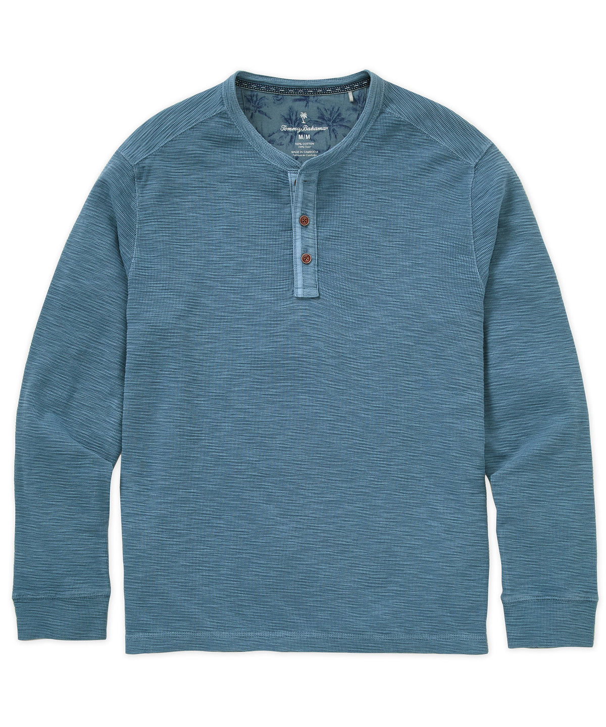 Tommy Bahama Long Sleeve Port Oasis Henley Pullover, Men's Big & Tall