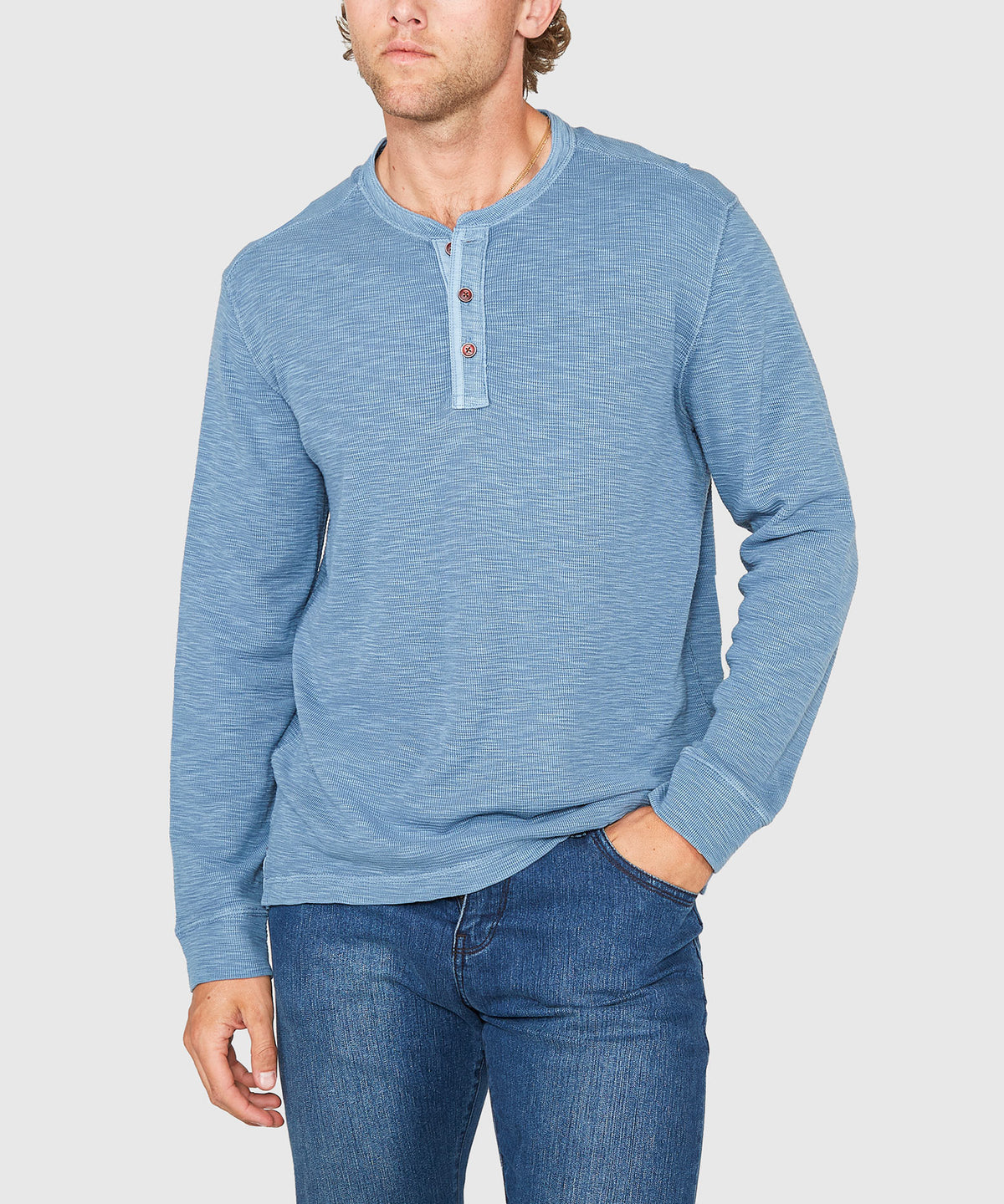 Tommy Bahama Long Sleeve Port Oasis Henley Pullover, Men's Big & Tall