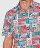 Tommy Bahama Short Sleeve Bahama Coast Gift Wrap Sport Shirt