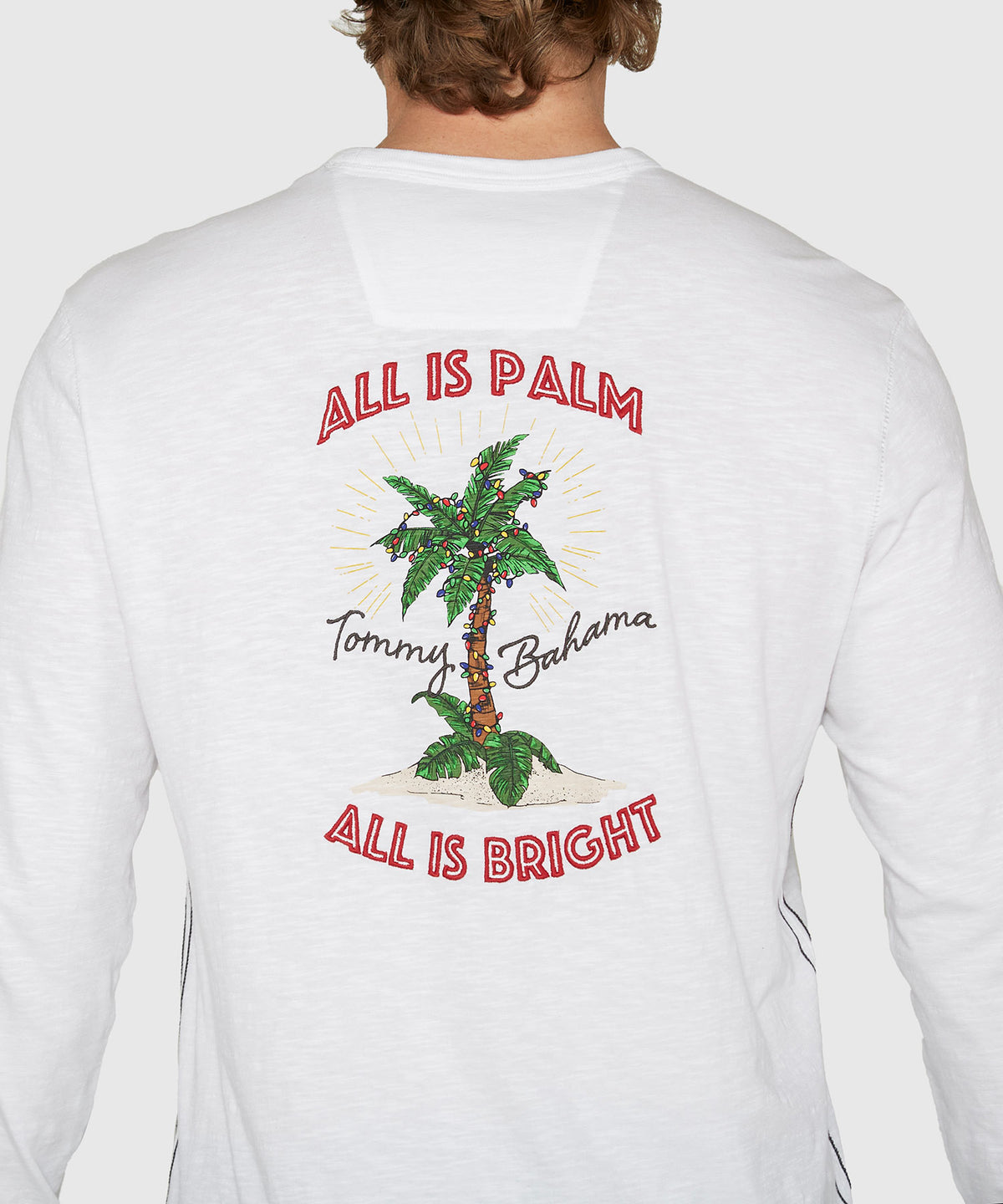 Tommy Bahama Long Sleeve All Is Bright Lux T-Shirt, Men's Big & Tall