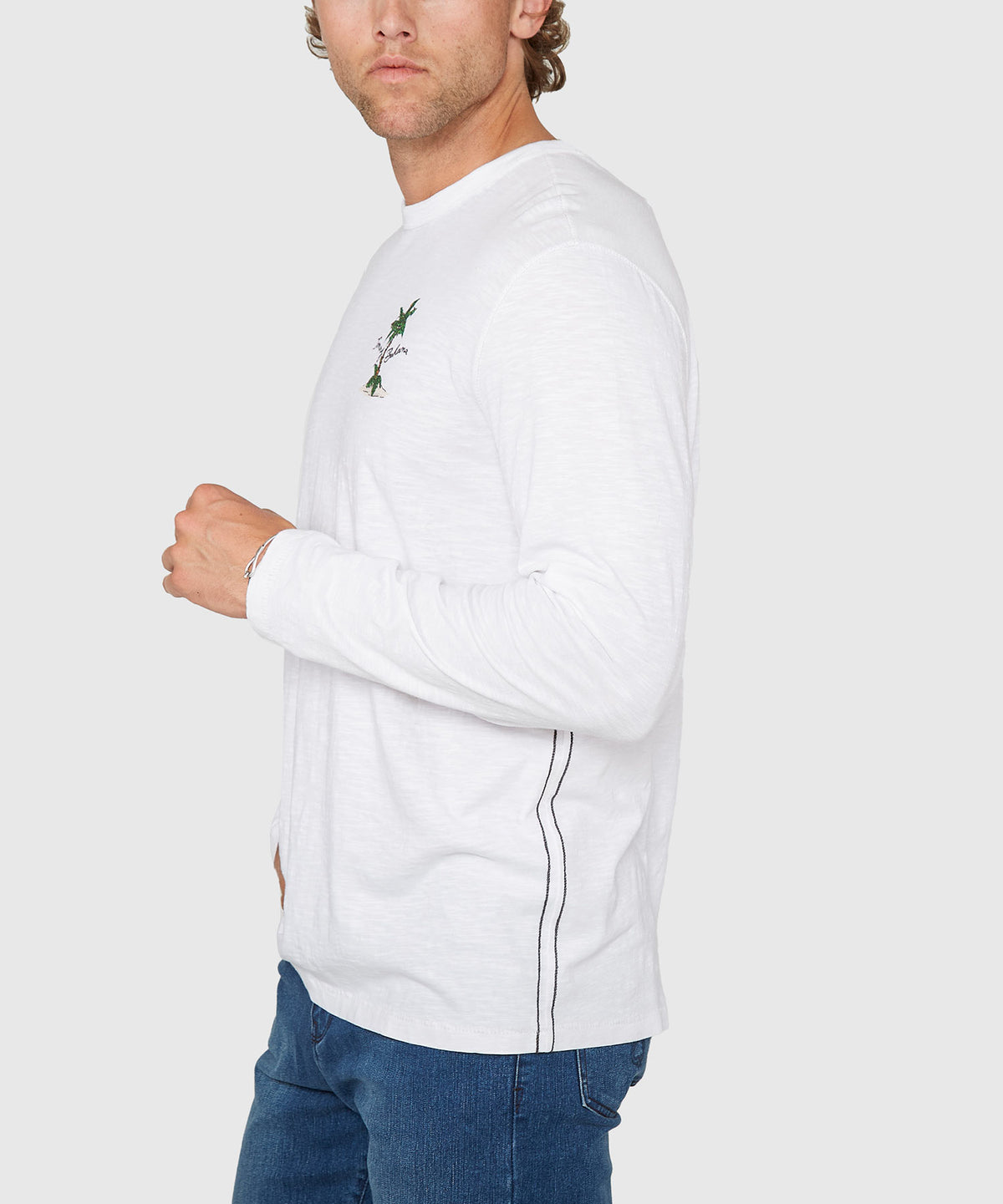 Tommy Bahama Long Sleeve All Is Bright Lux T-Shirt, Men's Big & Tall
