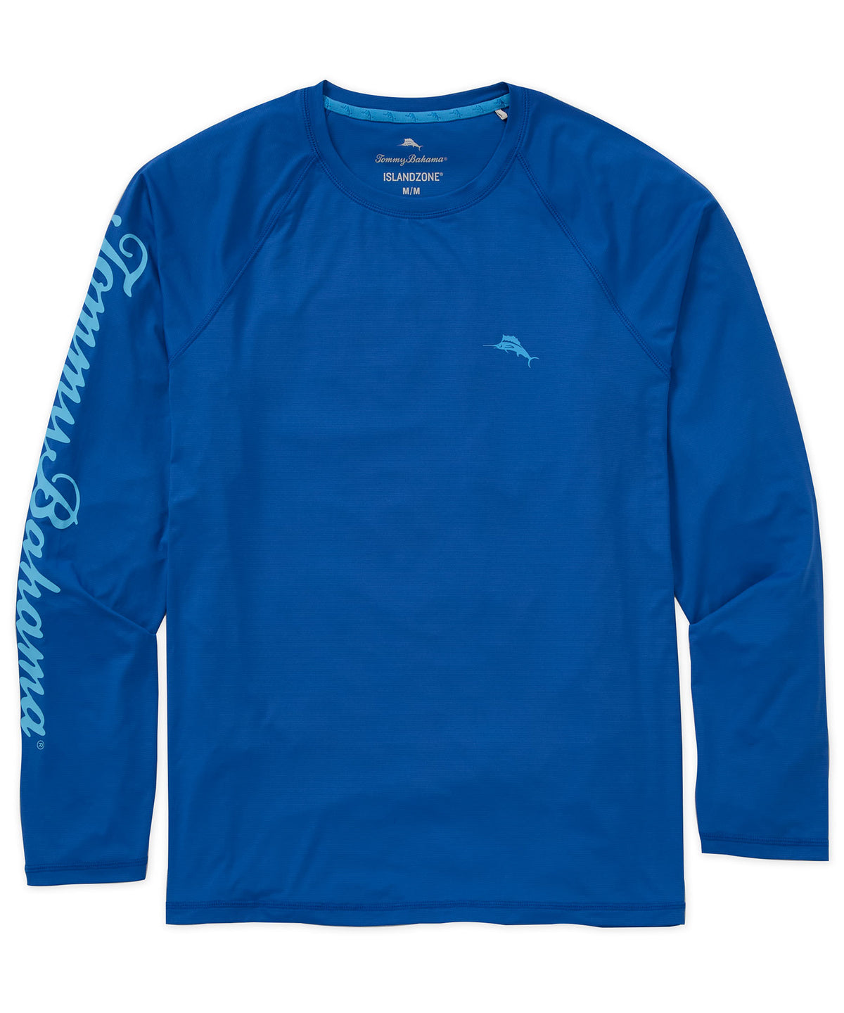 Tommy Bahama Long Sleeve Chill Time Surf Crew Rash Guard T-Shirt, Men's Big & Tall