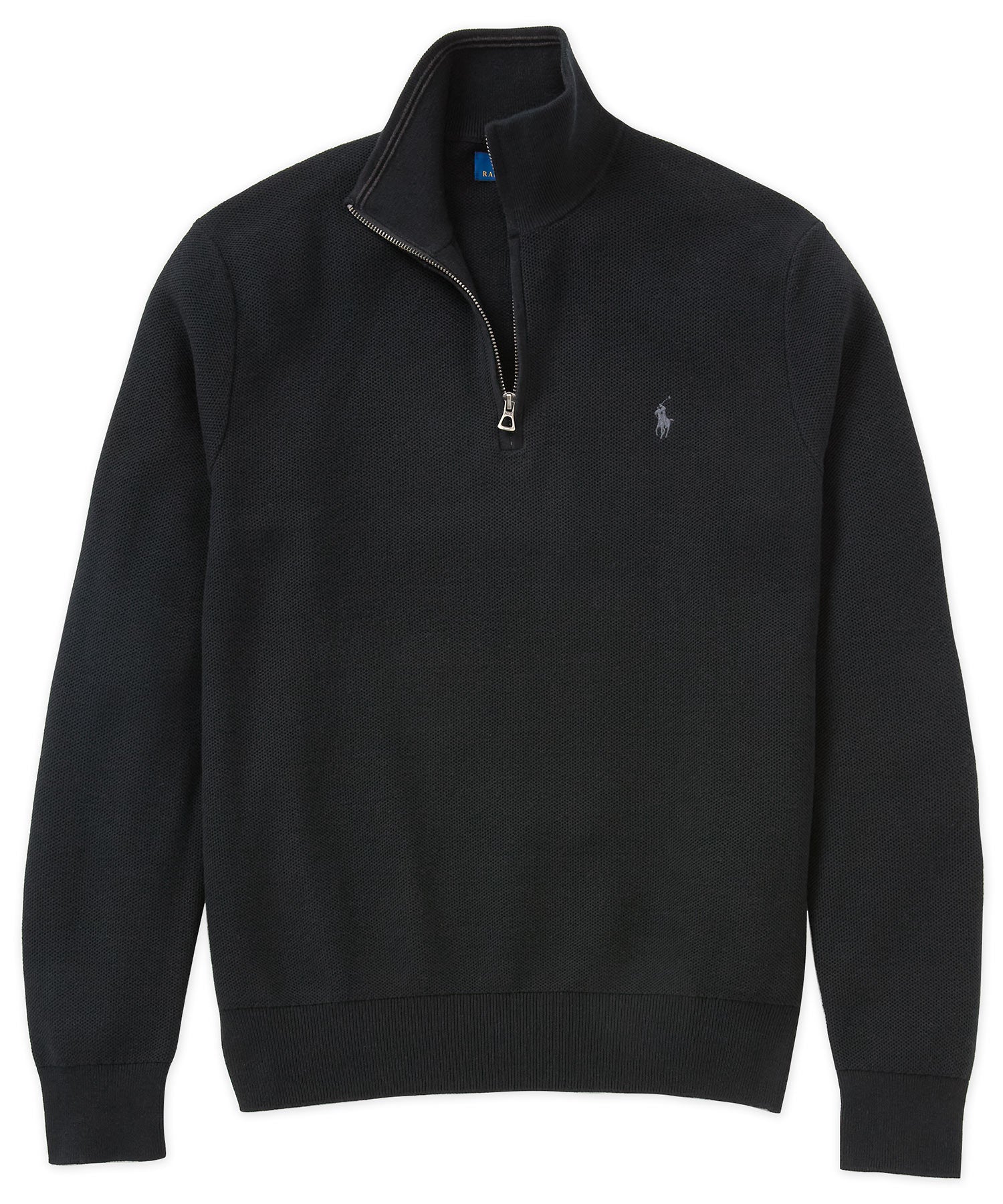 Polo Ralph Lauren Big & Tall Textured Cotton Half-Zip Sweater