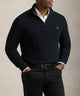 Polo Ralph Lauren Long Sleeve Textured Cotton Half-Zip Sweater
