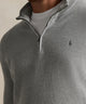 Polo Ralph Lauren Long Sleeve Textured Cotton Half-Zip Sweater