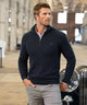 Polo Ralph Lauren Long Sleeve Textured Cotton Half-Zip Sweater
