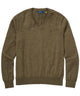 Polo Ralph Lauren Merino Wool V-Neck Sweater - Olive