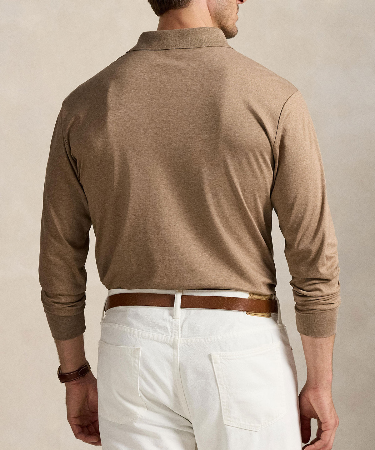 Polo Ralph Lauren Long Sleeve Soft Touch Cotton Polo, Men's Big & Tall