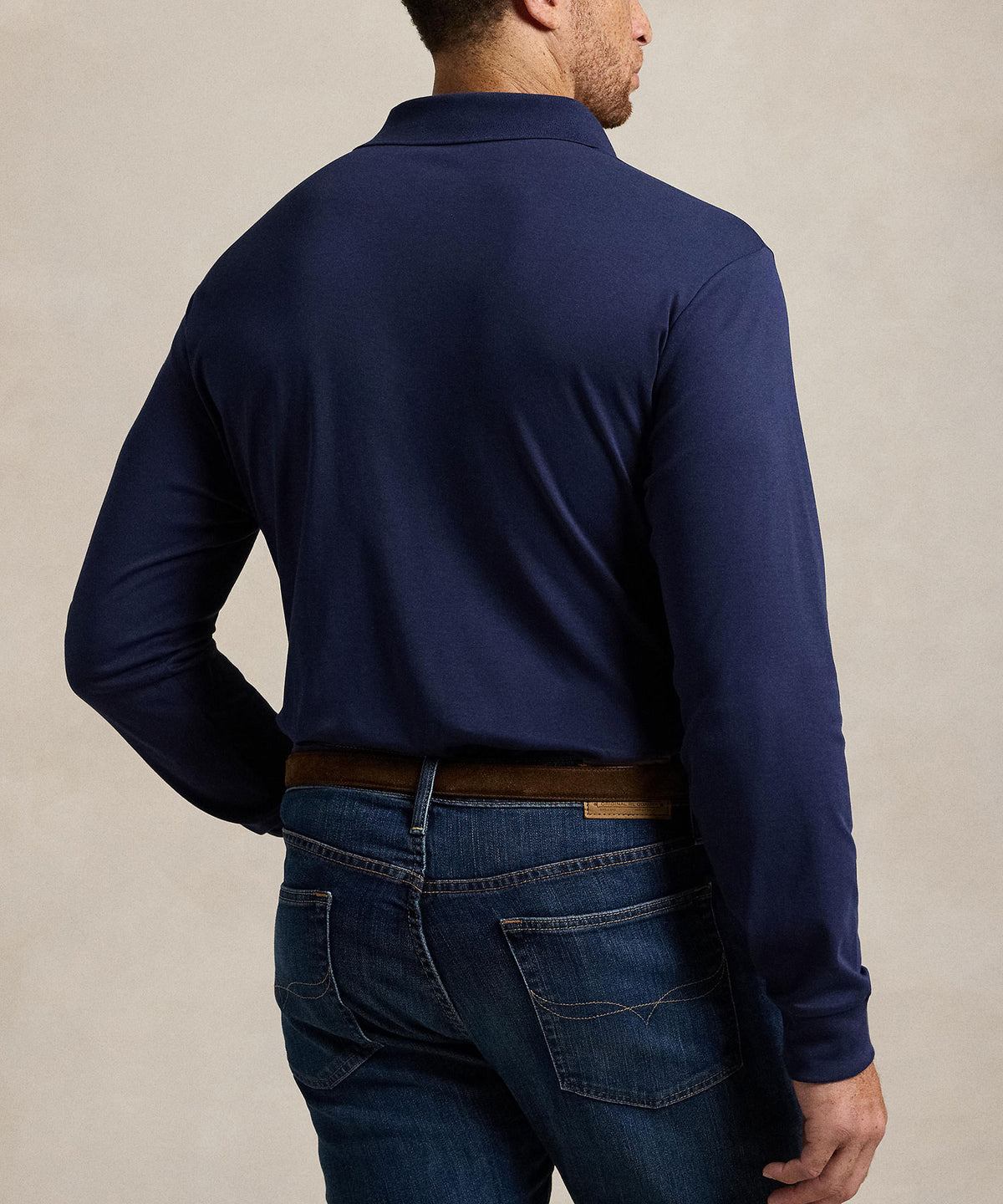 Polo Ralph Lauren Long Sleeve Soft Touch Cotton Polo, Men's Big & Tall