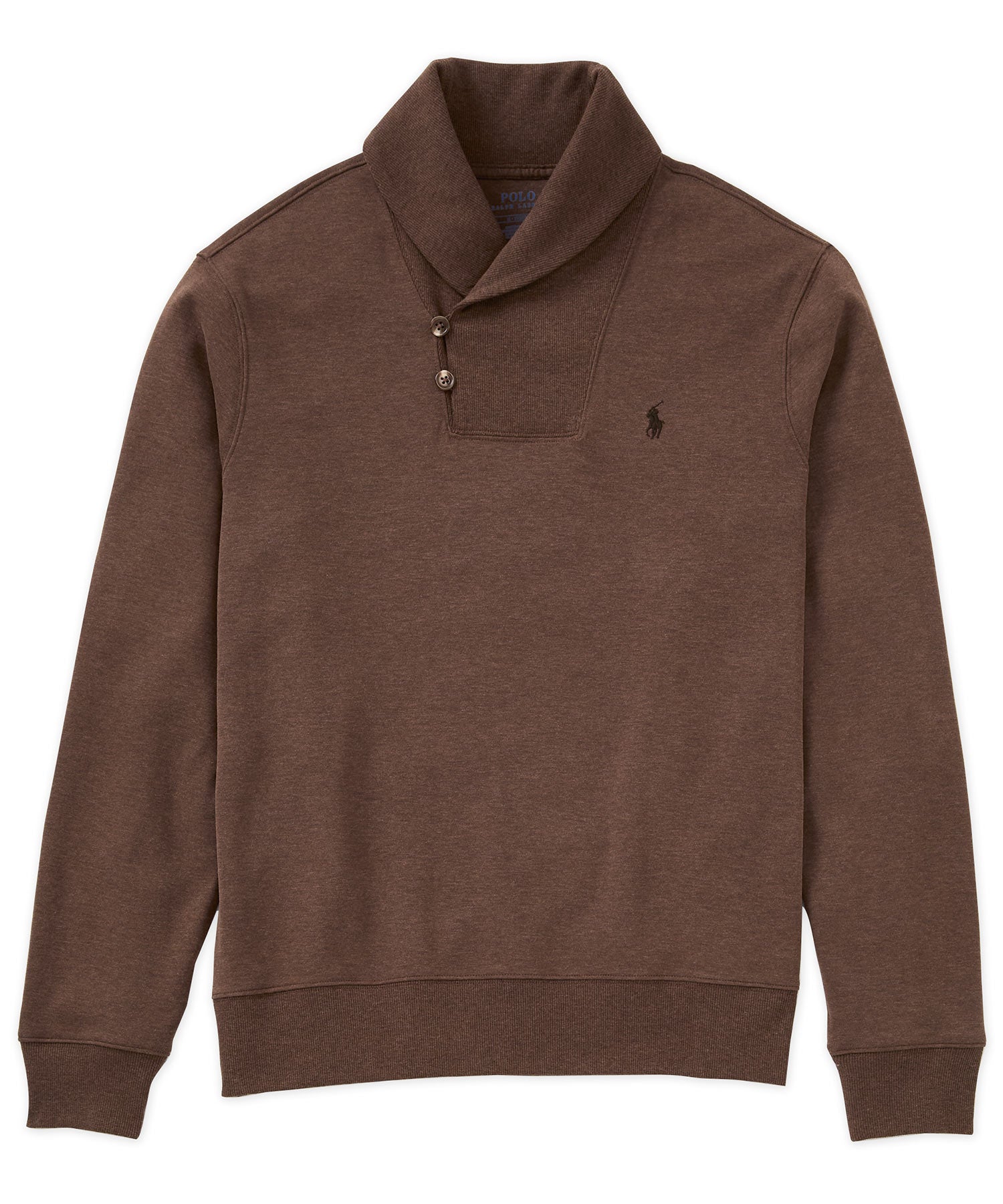 Polo Ralph Lauren Long Sleeve Lux Jersey Shawl Collar Pullover, Men's Big & Tall