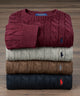 Polo Ralph Lauren Cotton Cable Crew Neck Sweater