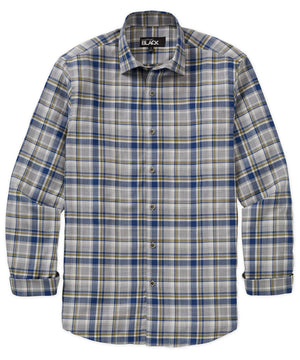 Westport Black Long Sleeve Button Under Spread Collar Sport Shirt