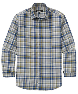 Westport Black Long Sleeve Button Under Spread Collar Sport Shirt