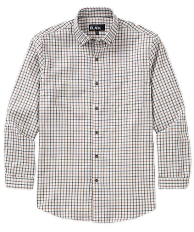 Westport Black Long Sleeve Button Down Collar Sport Shirt, Men's Big & Tall