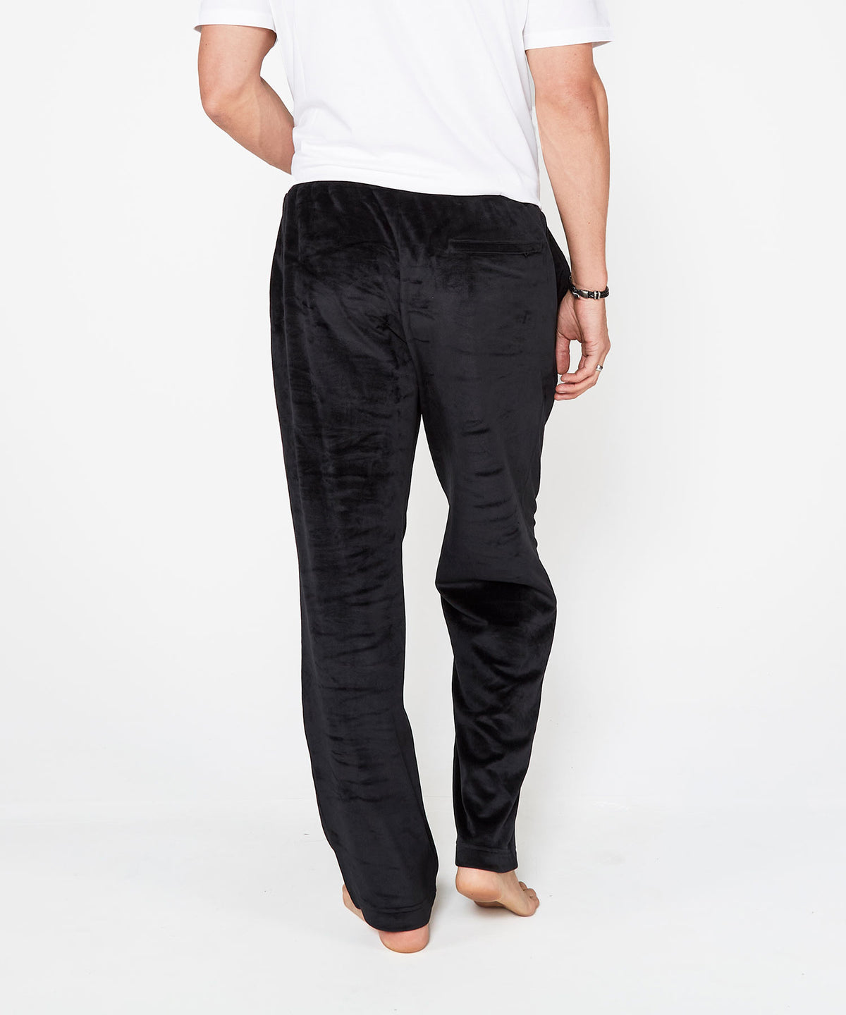 Westport Black Velour Track Pant, Men's Big & Tall