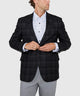 Coppley Two Button Side Vent Plaid Sport Coat