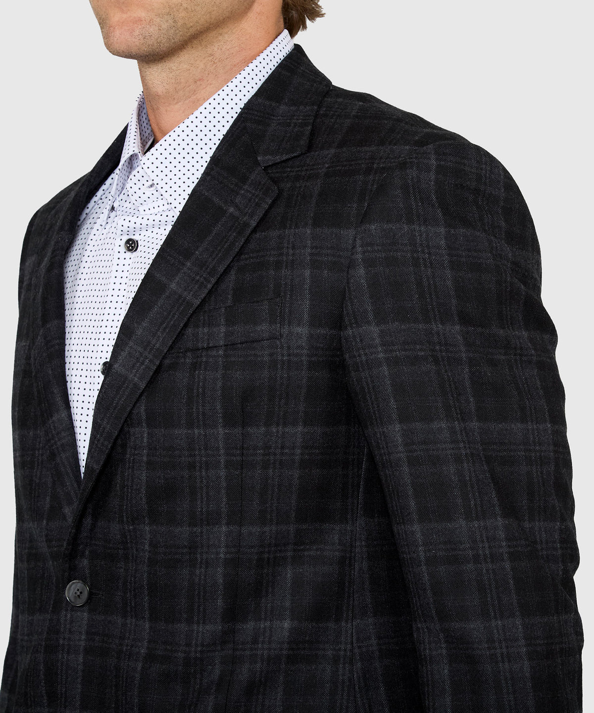 Coppley Two Button Side Vent Plaid Sport Coat, Men's Big & Tall