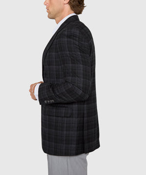 Coppley Two Button Side Vent Plaid Sport Coat