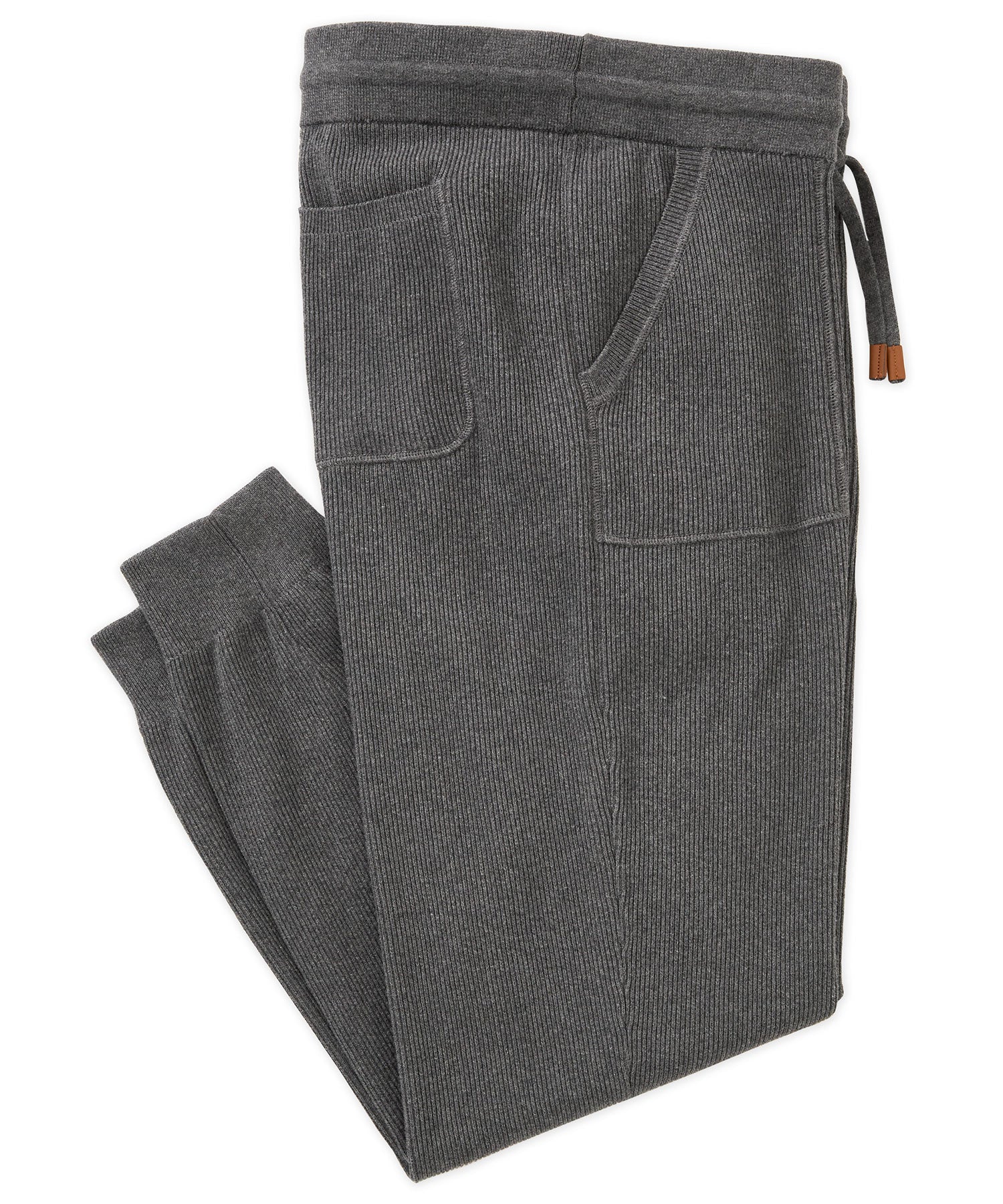 Westport Black Cotton Cashmere Lounge Pant