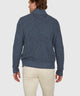 Westport Black Tri-Color Quarter Zip Sweater
