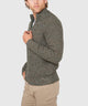 Westport Black Tri-Color Quarter Zip Sweater