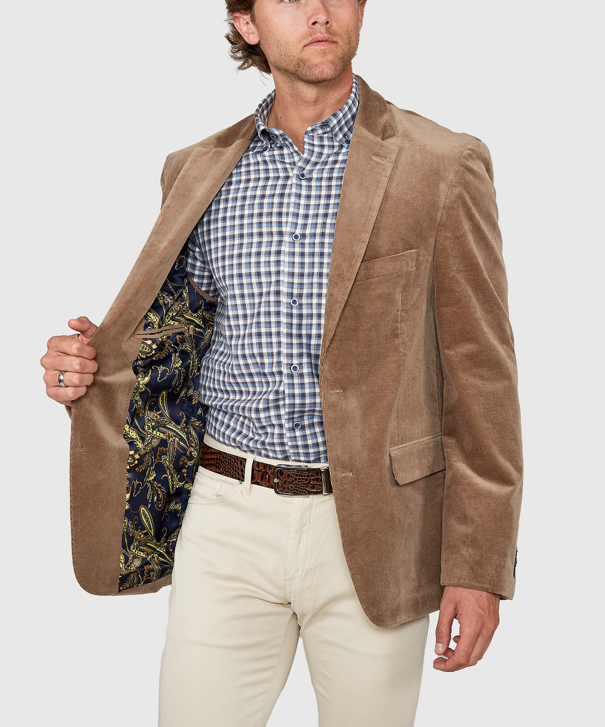 Westport Black Corduroy Sport Coat, Men's Big & Tall