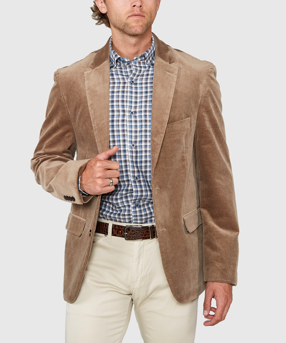 Westport Black Corduroy Sport Coat, Men's Big & Tall