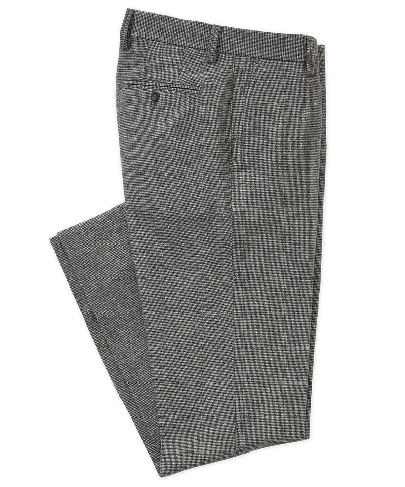 Westport Black Big & Tall Flat Front Houndstooth Pant | Westport  display picture 1