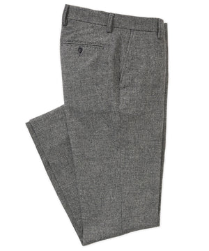 Westport Black Flat Front Houndstooth Pant