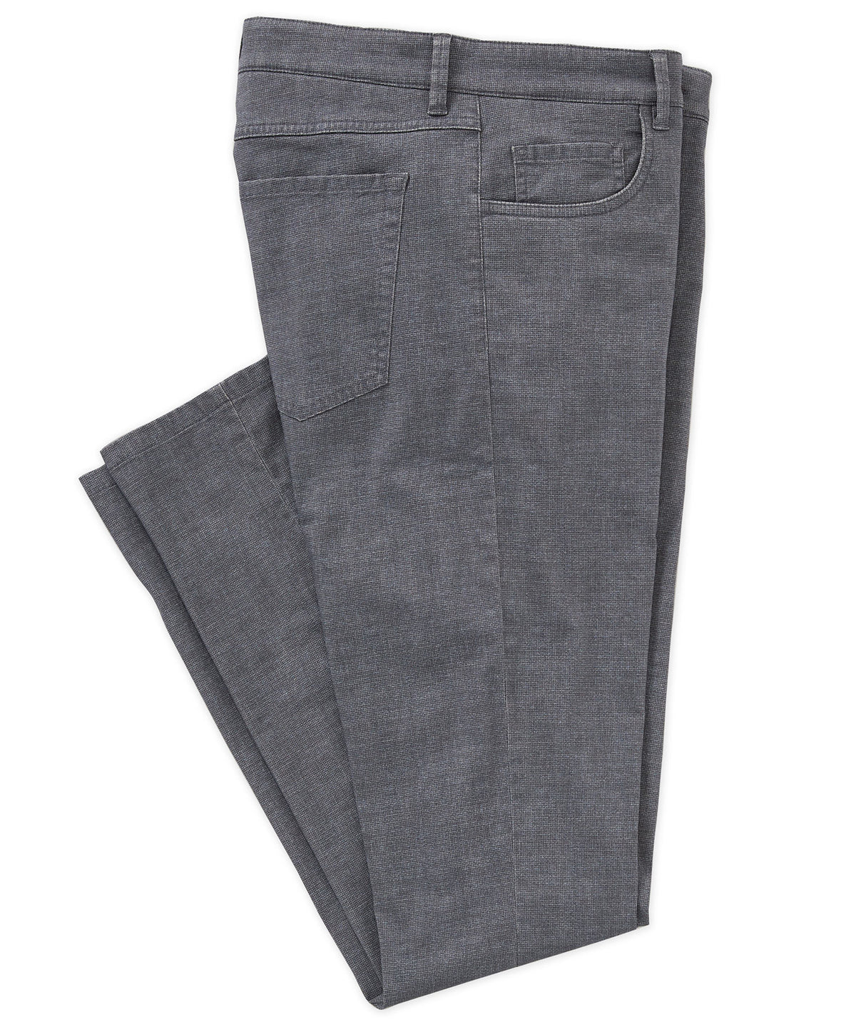 Westport Black 5-Pocket Dog Bone Pant, Men's Big & Tall