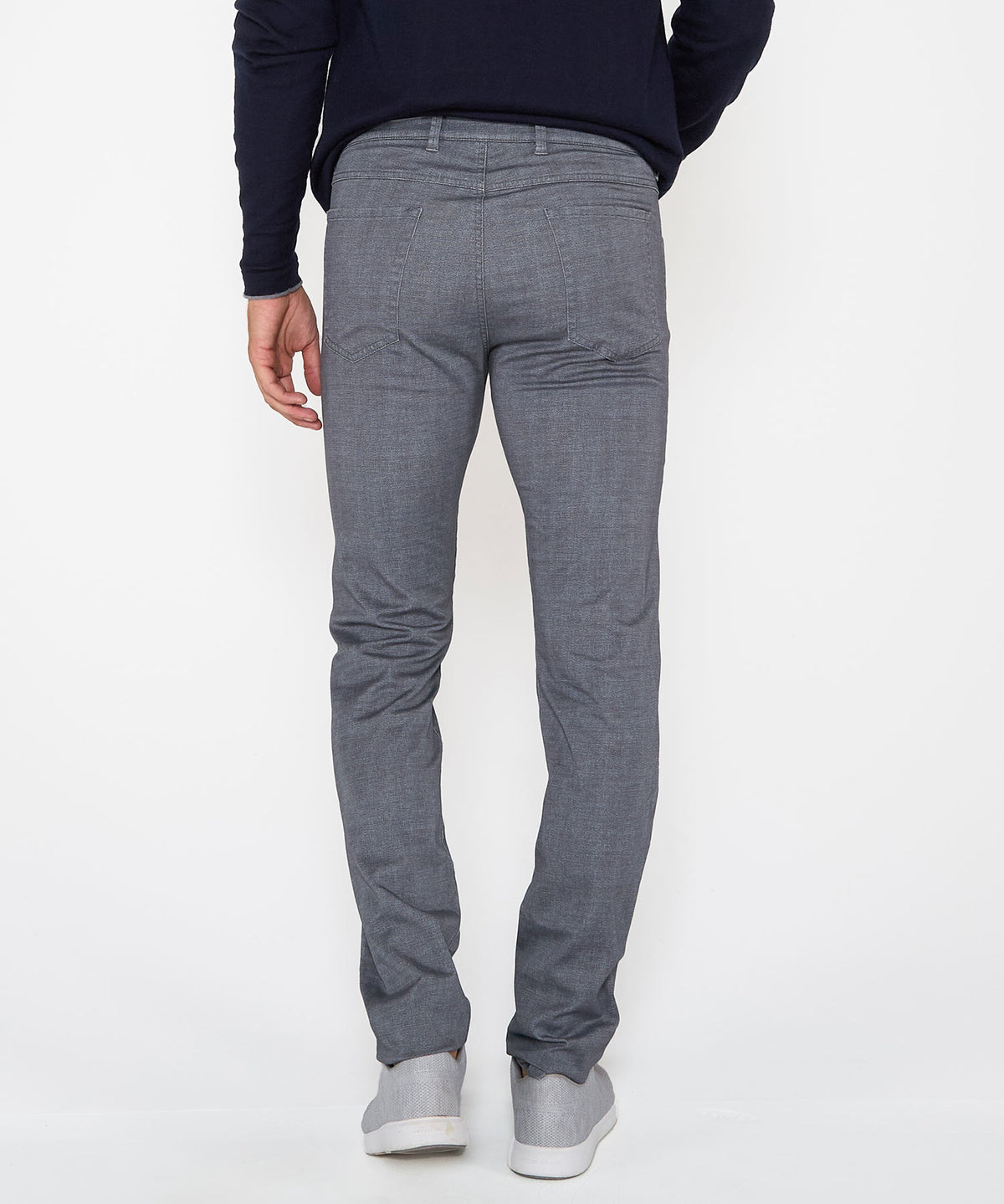 Westport Black 5-Pocket Dog Bone Pant, Men's Big & Tall