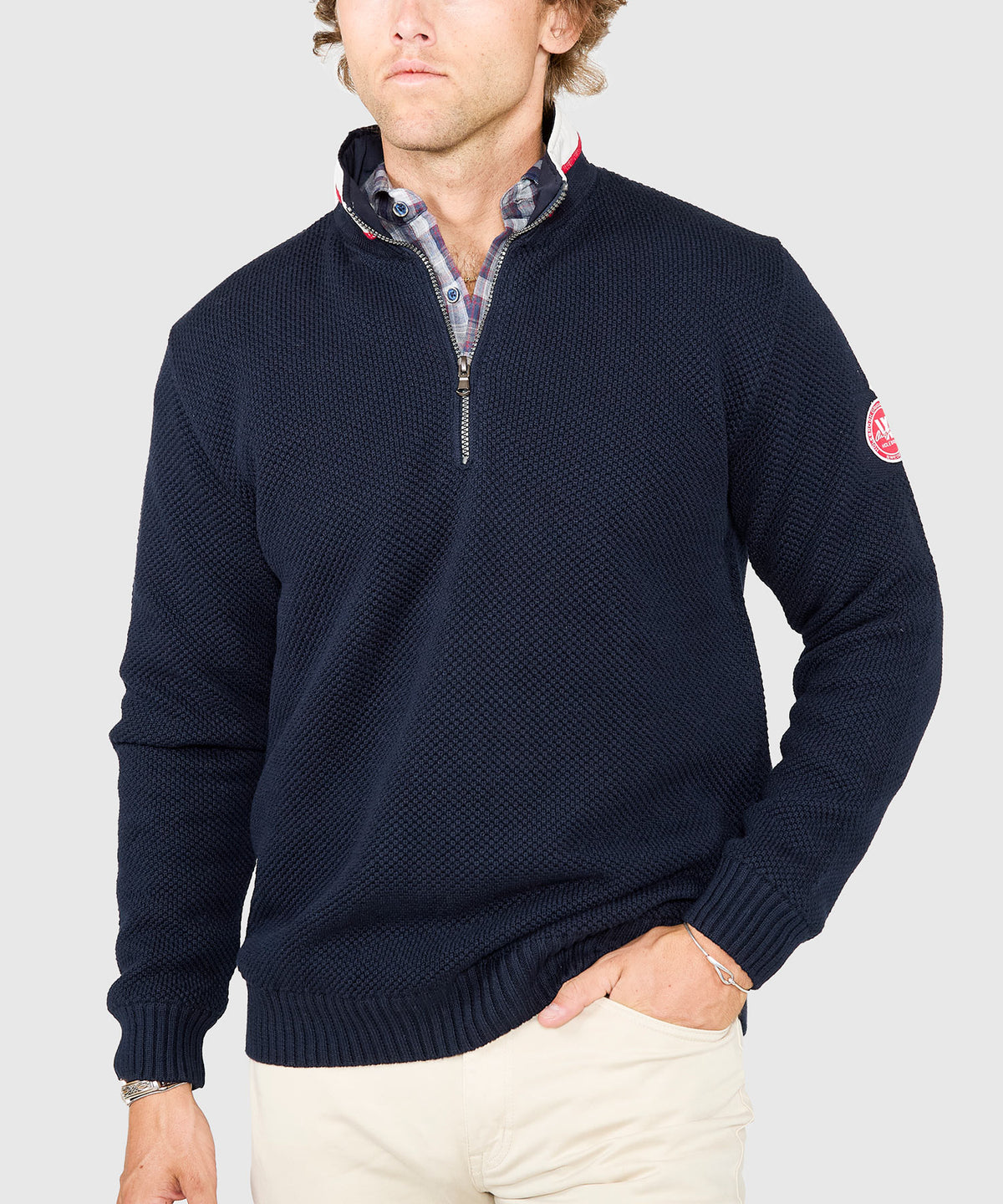 Holebrook Sweden Windproof Quarter Zip Pullover, Men's Big & Tall
