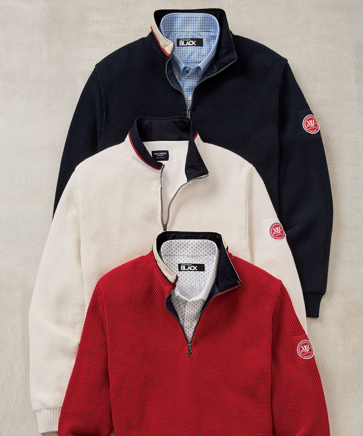 Holebrook Sweden Windproof Quarter Zip Pullover, Men's Big & Tall