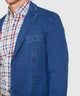Westport Black Indigo Wash Denim Knit Sport Coat